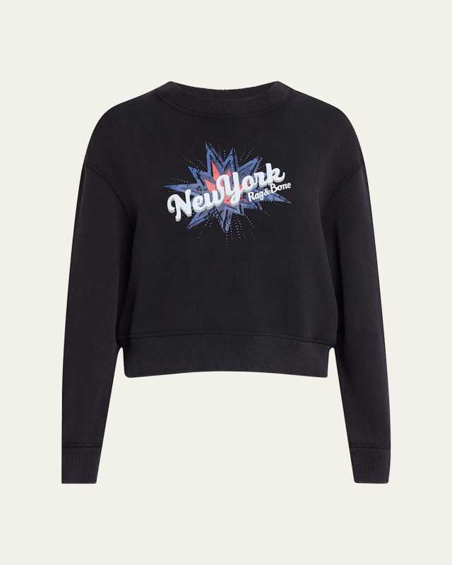 Cropped Vintage New York Sweatshirt
